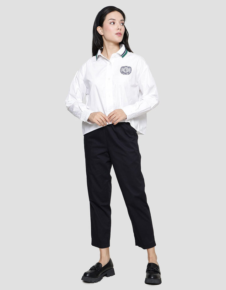 Nevada Collar Embro Kemeja Wanita