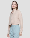 Nevada Boxy Style Women's Crop Shirt