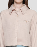 Nevada Boxy Style Women's Crop Shirt