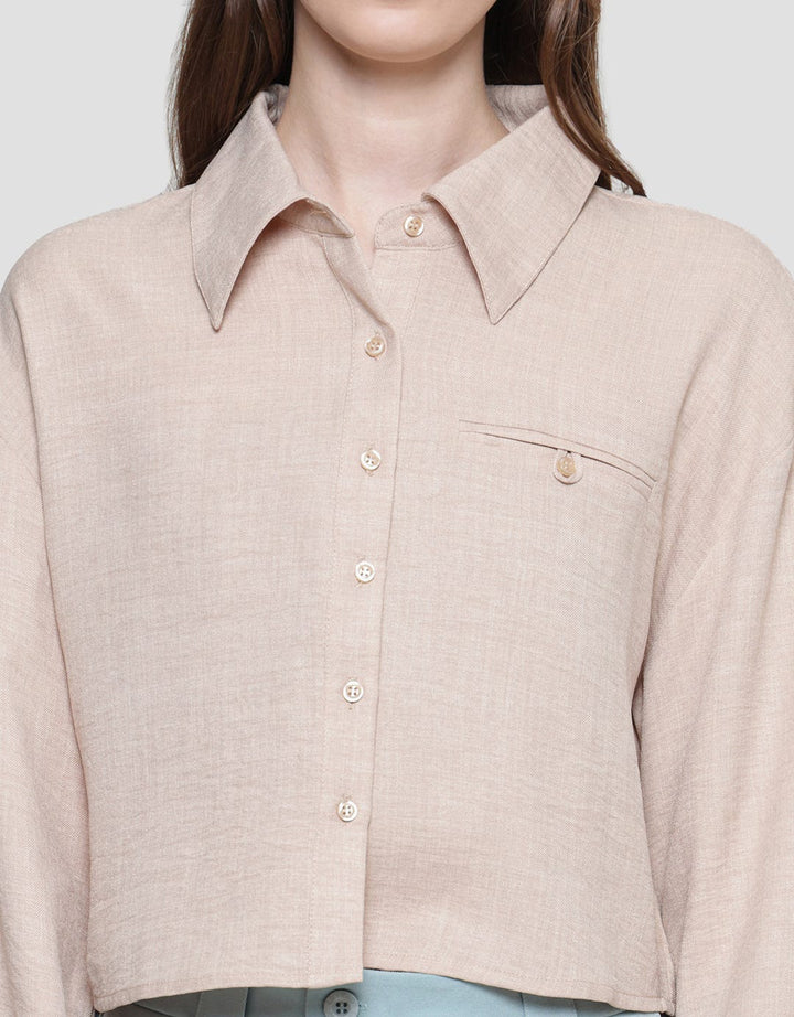 Nevada Boxy Style Women's Crop Shirt