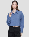 Nevada Boxy Style Women's Crop Shirt