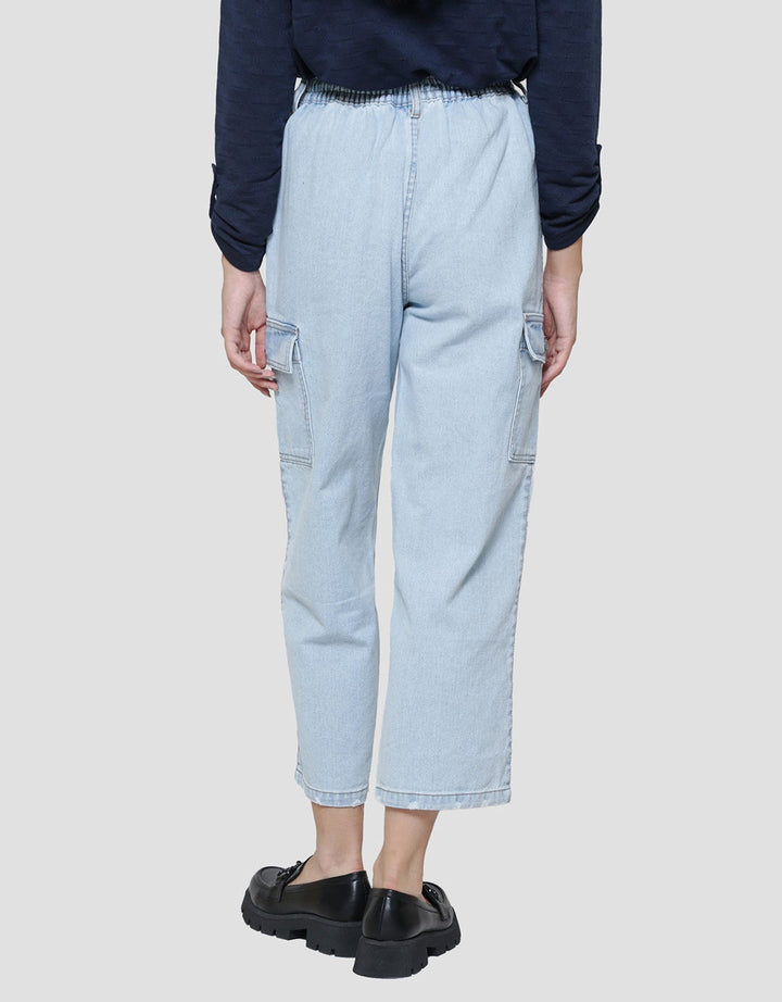 Nevada Celana Denim Cargo Wanita