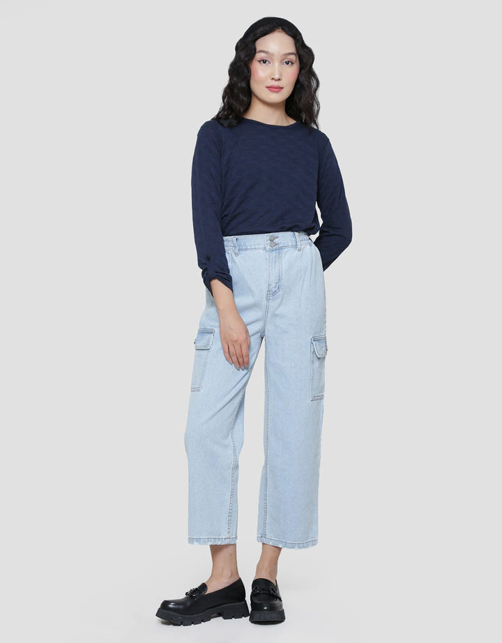 Nevada Celana Denim Cargo Wanita