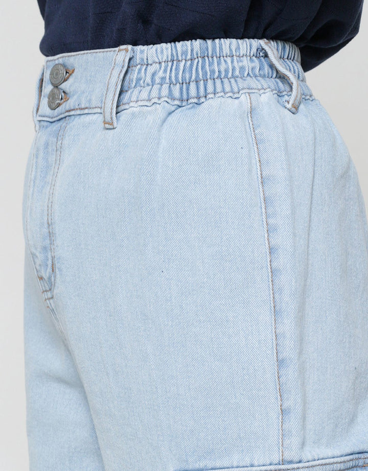 Nevada Celana Denim Cargo Wanita