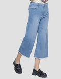 Nevada Denim Unfinish Women's Culottes Long Pants
