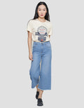Nevada Denim Unfinish Women's Culottes Long Pants