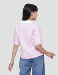 Character Powerpuff Girls Collar Kaos Anak Perempuan