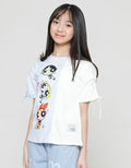 Character The Powerpuff Girls Lengan Serut Kaos Anak Perempuan