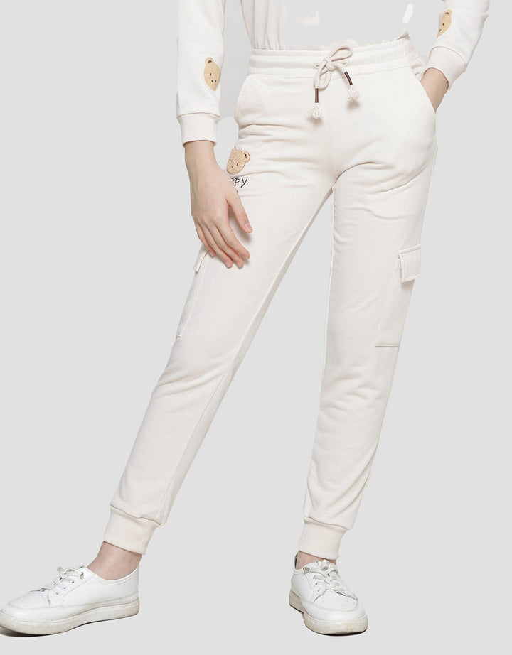 Nevada Knit Pocket Cargo Tiny Bear Girls Jogger Pants