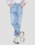 Nevada Jogger Denim Washed Anak Perempuan With Tali Pinggang
