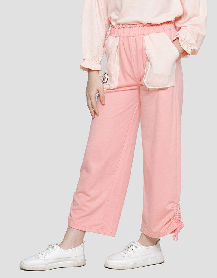 Nevada Knit Wideleg With Two Front Pocket Celana Panjang Anak Perempuan