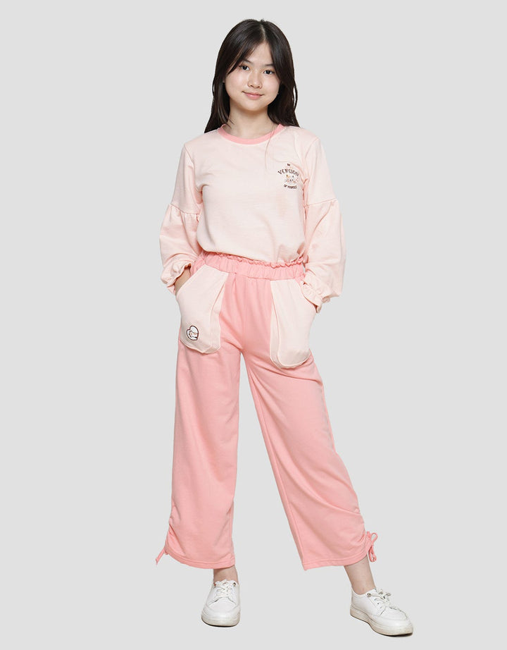 Nevada Knit Wideleg With Two Front Pocket Celana Panjang Anak Perempuan