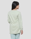 Nevada Chenille City Pinggang Serut Sweater Tunik Anak Perempuan