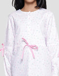 Nevada Flower Round Neck Kemeja Anak Perempuan