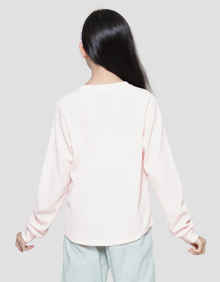 Nevada Henly Embro Texture Kaos Anak Perempuan