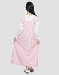 Nevada Maxi Dress Woven Ruffle Anak Perempuan Full Print Flowers