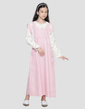 Nevada Maxi Dress Woven Ruffle Anak Perempuan Full Print Flowers