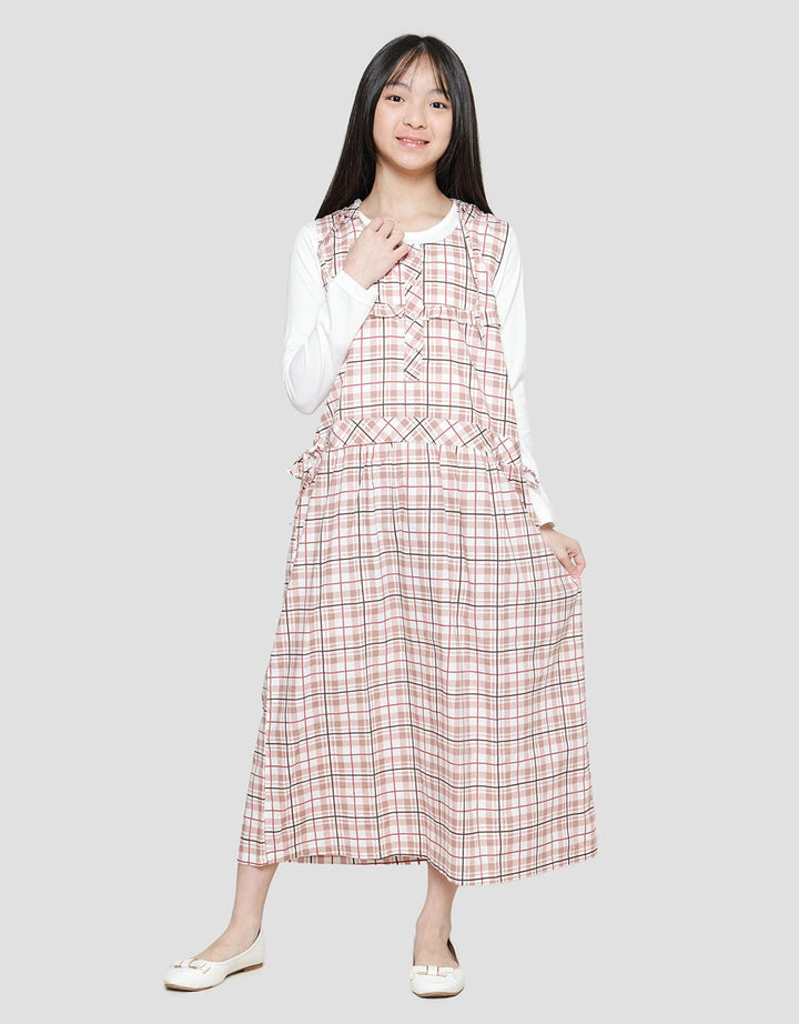 Nevada Maxi Dress Woven Overall Hoodie With Inner Girls