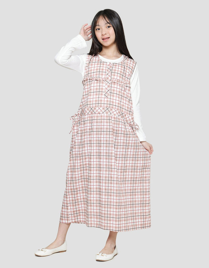Nevada Maxi Dress Woven Overall Hoodie With Inner Girls