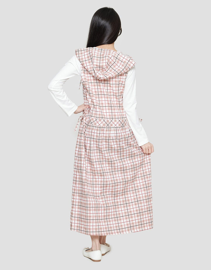 Nevada Maxi Dress Woven Overall Hoodie With Inner Girls