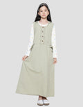 Nevada Overall Hoodie Inner Maxi Dress Wanita