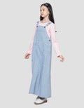 Nevada Denim Stripe Overall With Inner Maxi Dress Anak Perempuan