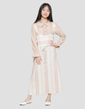 Nevada Maxi Dress Woven Overall Stripes Anak Perempuan