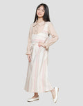 Nevada Maxi Dress Woven Overall Stripes Anak Perempuan
