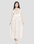 Nevada Maxi Dress Woven Overall Stripes Anak Perempuan