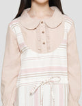 Nevada Maxi Dress Woven Overall Stripes Anak Perempuan