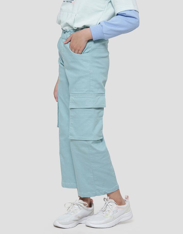 Nevada Woven Stretch With Pocket Cargo Celana Panjang Anak Perempuan