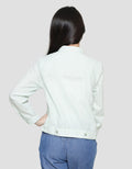 Nevada Kemeja Lengan Panjang Stripe Anak Perempuan With Collar