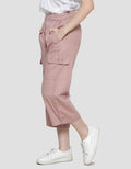 Nevada Woven Cargo With 2 Pocket Celana Kulot Anak Perempuan
