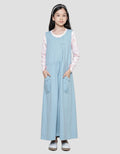 Nevada Maxi Dress Knit Overall Two Pockets With Inner Anak Perempuan