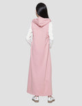 Nevada Knit Overall Hoodie With Inner Maxi Dress Girls