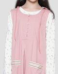 Nevada Knit Overall Hoodie With Inner Maxi Dress Girls