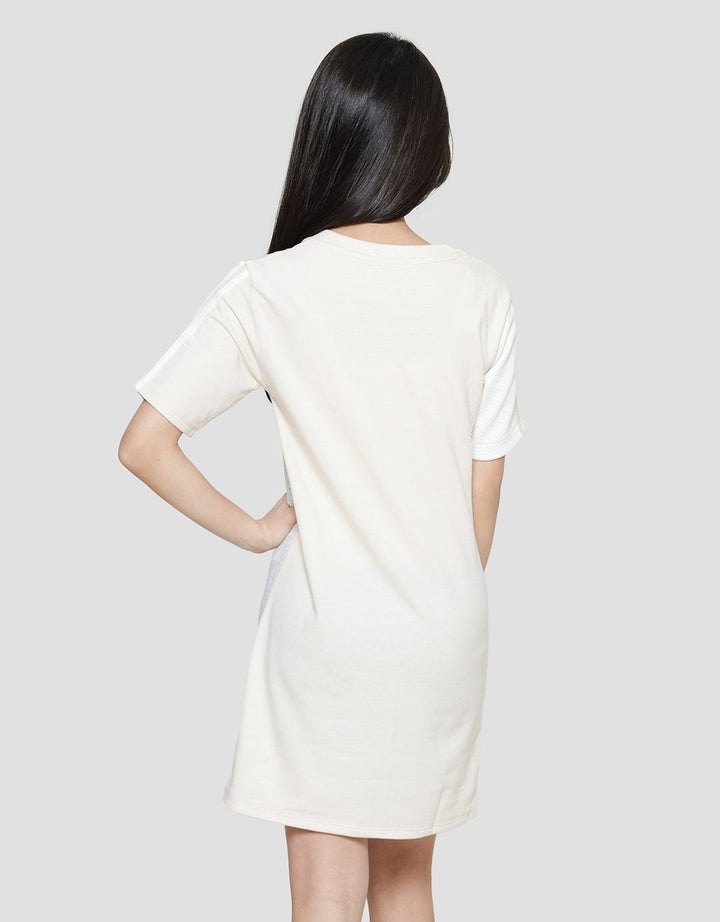 Nevada Midi Dress Lengan Pendek Combination Anak Perempuan