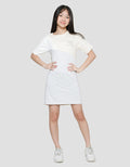 Nevada Midi Dress Lengan Pendek Combination Anak Perempuan