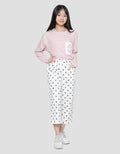 Nevada Woven Culotte Polka Dot Print Girls Long Pants