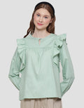 Details Top Ruffle Blouse Women