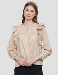 Details Top Ruffle Blouse Women