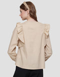 Details Top Ruffle Blouse Women
