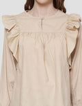 Details Top Ruffle Blouse Women
