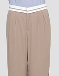 Details Celana Panjang Wanita With Tone Pipe Line