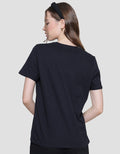 Details Denim Collage Kaos Casual Wanita