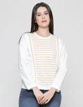 Details Odgold Stripe Sweater Wanita