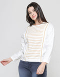Details Odgold Stripe Sweater Wanita