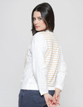 Details Odgold Stripe Sweater Wanita