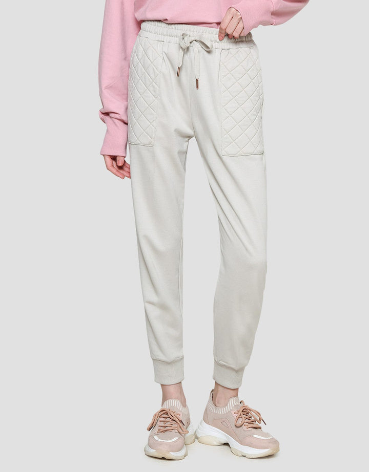 Details Women's Long Pants Tied Patch Pocket