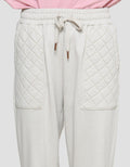 Details Women's Long Pants Tied Patch Pocket